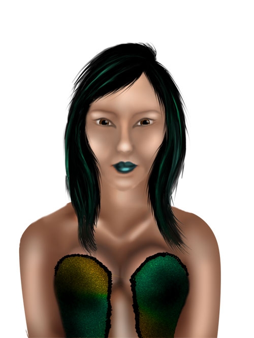 Creation of Midnight Masquerade: Step 2